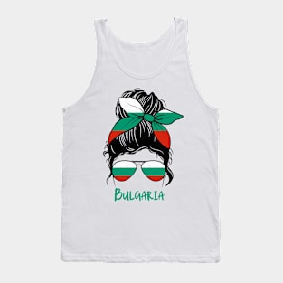 Bulgaria girl, Proud Flag, Bulgaria gift heritage, Bulgarian girlfriend Tank Top